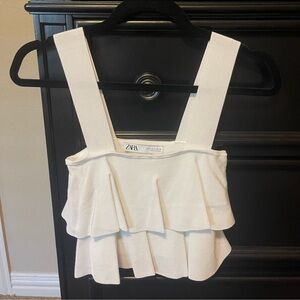 Zara White Tank Top